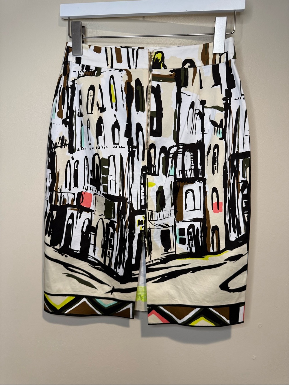 Kate Spade Havana Landscape Pencil Skirt - Picture 3 of 13